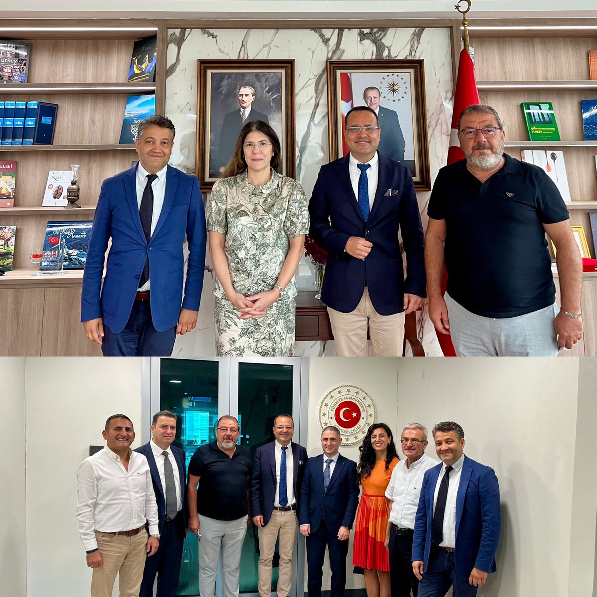 isatamercelik's tweet photo. AMAX UR-GE Projemizin Tayland Ticaret Heyeti Programı kapsamında,Türkiye Cumhuriyeti Tayland Büyükelçimiz Jülide Kayıhan’ı ziyaret edip, Ticaret Müşavirimiz İsmail Hakkı Görücü ile bir görüşme gerçekleştirdik.Misafirperverlikleri için Kendilerine Teşekkür ediyorum #çelmak #celpa https://t.co/rS5kKKN2Li