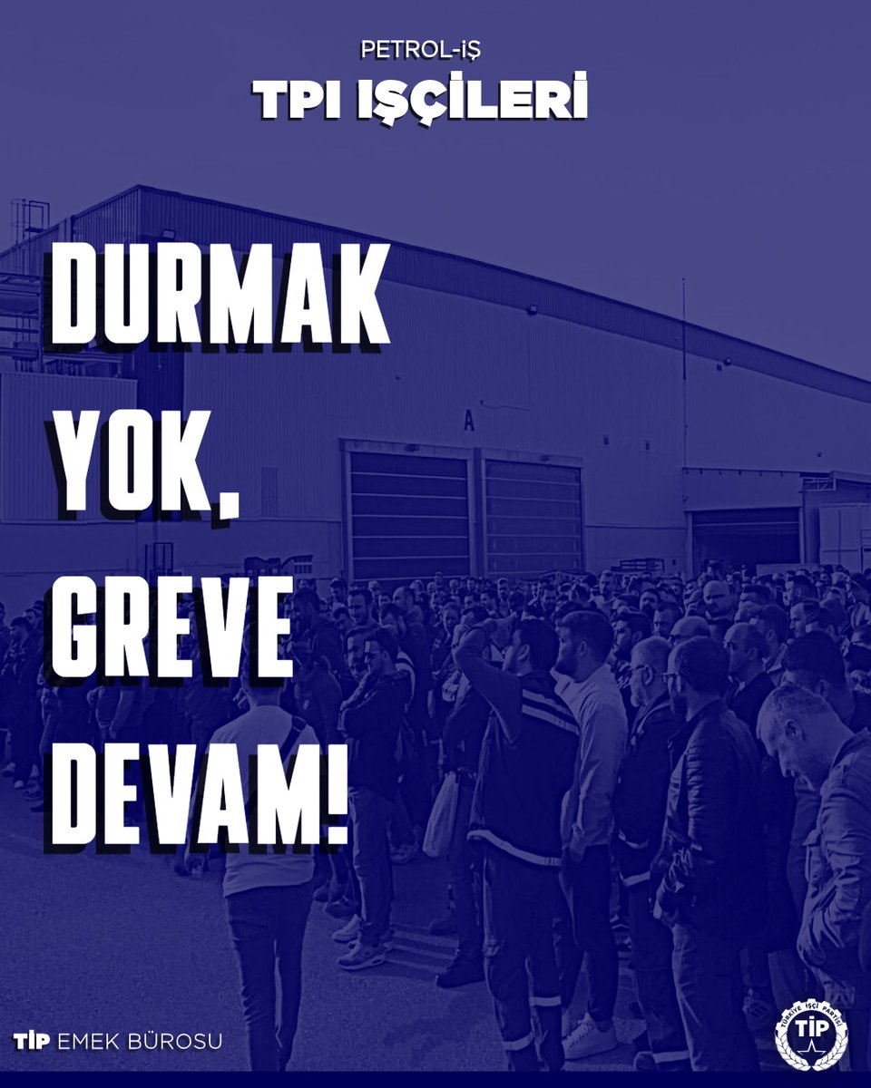 TipEmek's tweet image. TPI İşçisi Geri Adım Atmadı, Direnişe Devam Dedi!

Grevin 72. gününde TPI işçileri, kararlılıkla iradesini ortaya koydu:
1779 oyun kullanıldığı oylamada, 1262 “HAYIR” oyuyla grevi sürdürme kararı çıktı!

Bu sonuç, baskılara karşı direnenlerin, onurunu pazarlık konusu…