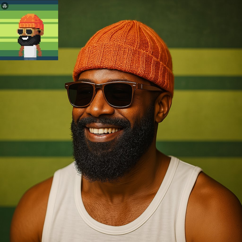 melbo_eth's tweet image. People really have no clue that all the 3333 Abstractio NFT's by @bunya_eth are pixelated images of REAL PEOPLE!
Post YOUR #Abstractio in the comments and I'll find the human inspiration for you :)
Some more examples below!