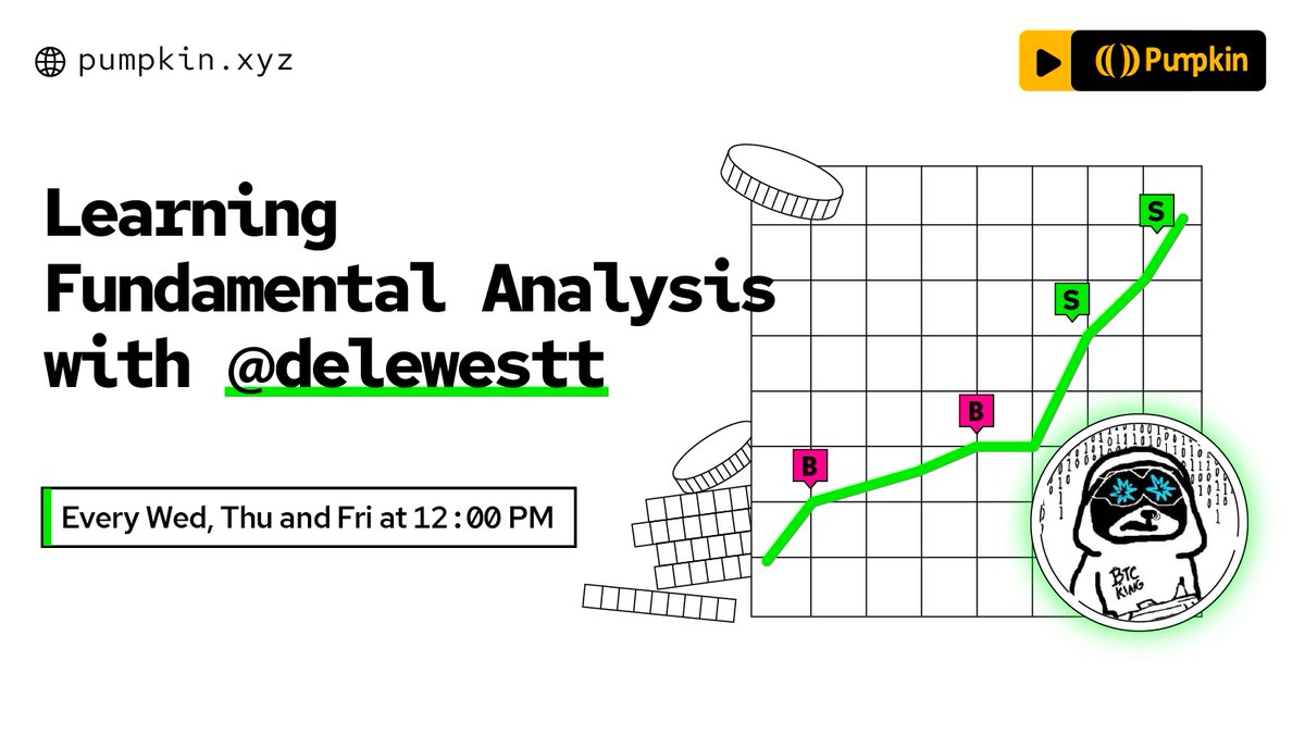 🚀Fresh face on Pumpkin! <a href="/delewestt_/">Dw .</a> is going live TODAY at 12:00 PM (UTC) bringing solid fundamental analysis.

🎃Catch him every Wed, Thu, and Fri for more deep insights and smart moves. Don’t miss out!

💻Pumpkin ID👉10146201