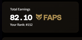 hadidamin.eth (@kdaslampro) on Twitter photo Hello everyone, day 13 on <a href="/FractionAI_xyz/">Fraction AI</a>.
I've already earned a total of 82.10 FAPS.
My current rank is 152, yesterday it was 25. I don't know what is worng, i need to focus more.
Looking forward to the next FAPS drop. Hello everyone, day 13 on <a href="/FractionAI_xyz/">Fraction AI</a>.
I've already earned a total of 82.10 FAPS.
My current rank is 152, yesterday it was 25. I don't know what is worng, i need to focus more.
Looking forward to the next FAPS drop.