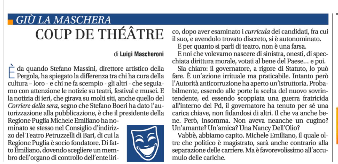 Volevo rinascere di sinistra per essere più onesto, moralmente irreprensibile, colto e votato al bene pubblico… e poi…