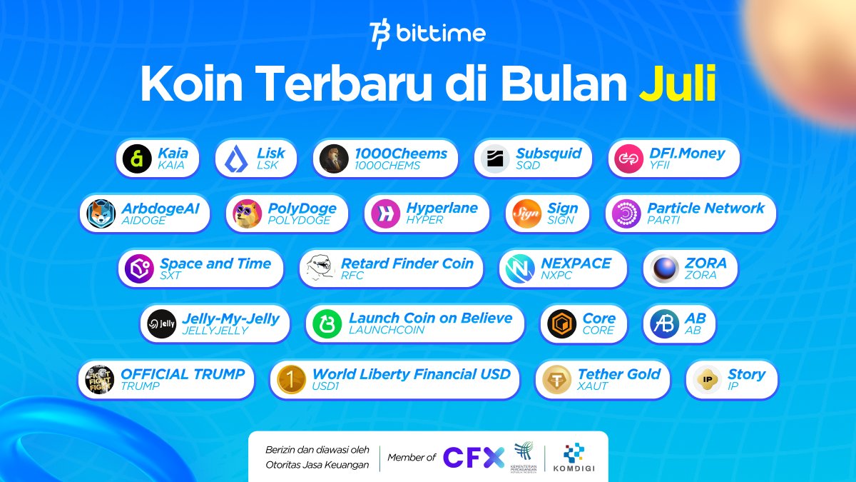 bittimexchange's tweet image. GM! Kalo MinBit mau airdrop token di bawah ini, kamu mau airdrop token yg mana? 👇
