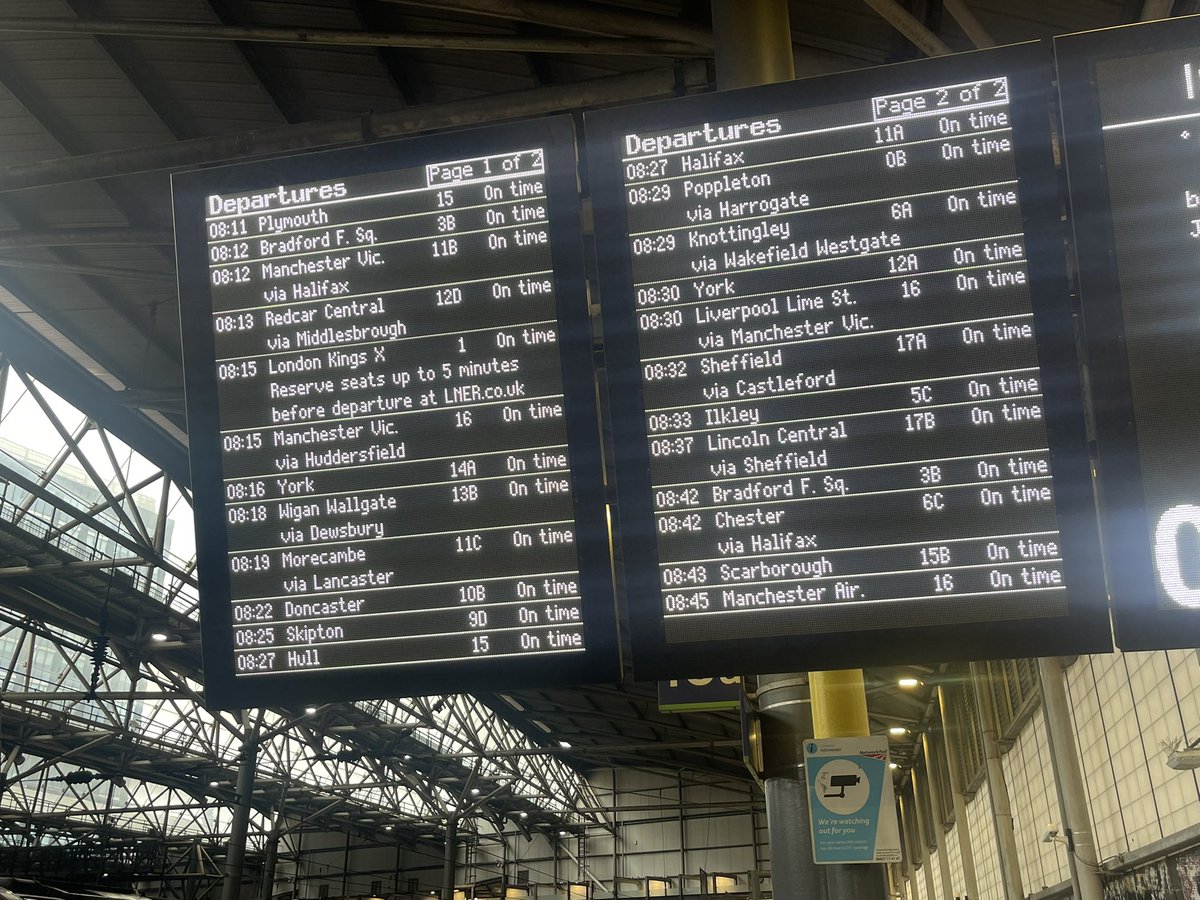 Alex Hornby (@alexhornbyrail) on Twitter photo Good morning from Leeds. Weโre all on time right across the board. Hope youโre all in for a great Thursday. ๐ฏ
Give the fab team <a href="/northernassist/">NORTHERN ๐</a> if you need any help on your travels today. ๐ Good morning from Leeds. Weโre all on time right across the board. Hope youโre all in for a great Thursday. ๐ฏ
Give the fab team <a href="/northernassist/">NORTHERN ๐</a> if you need any help on your travels today. ๐