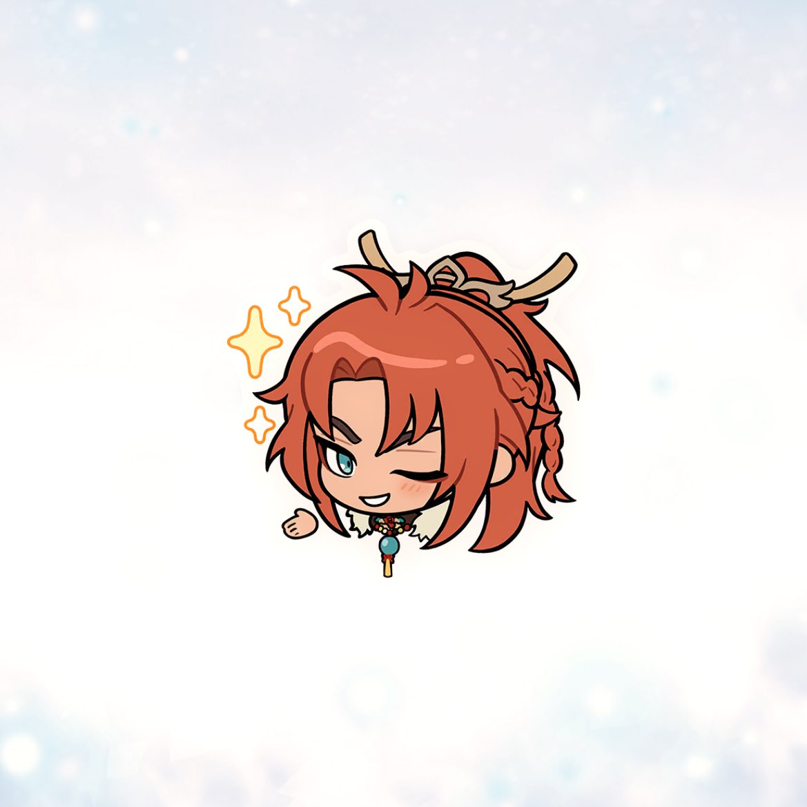 nukaniwiki's tweet image. 新たなステッカーです！(キャラクター入手で解放)