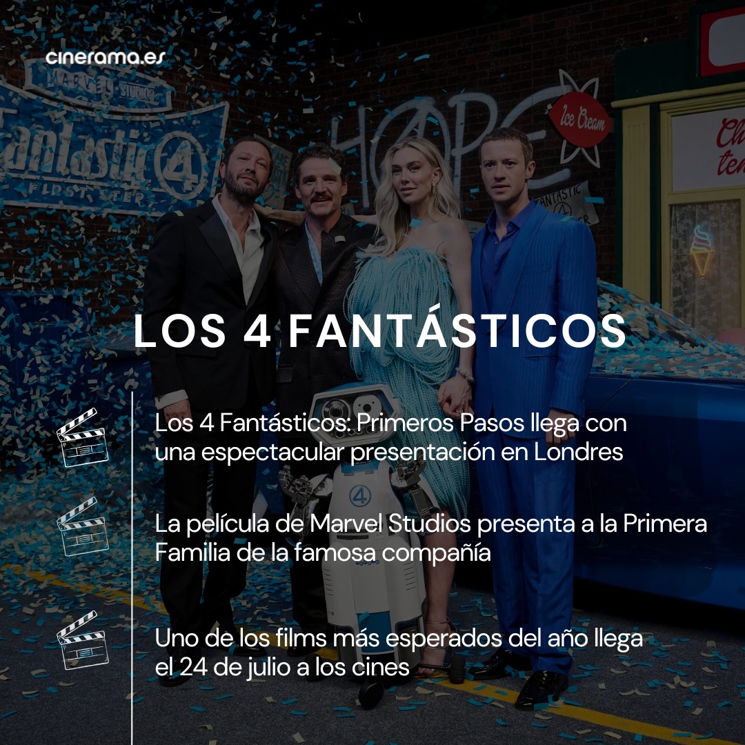 CineramaEs's tweet image. Te contamos todo sobre la fantástica presentación de Los 4 Fantásticos en Londres #cine cinerama.es/fantastica-pre…