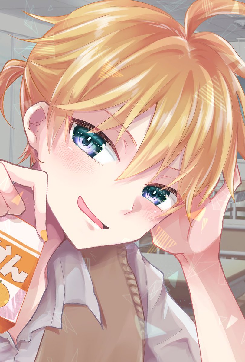 knmstar's tweet image. 教室の鏡音レン