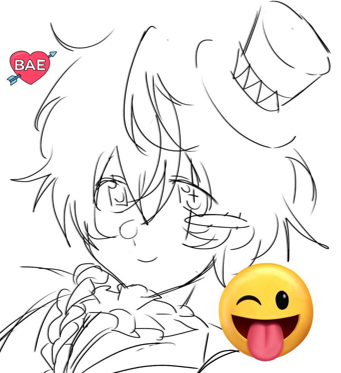 yaoitesticle's tweet image. doodle or wip idk. shrugs nonchalantl #nikolaibsd