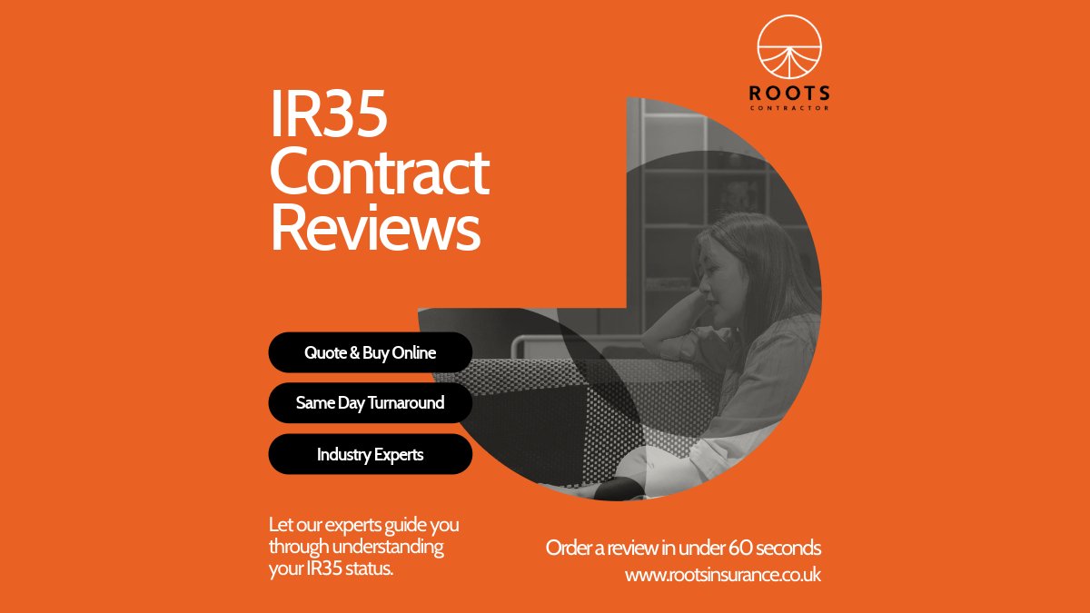 RootsContractor's tweet image. Having your contract reviewed from an IR35 perspective is vital - it shows a proactive approach in understanding IR35 status and is a crucial piece of evidence in advance of a potential HMRC enquiry. 

Quote &amp;amp; buy online &amp;amp; get instant documentation 📲 📄 zurl.co/TB8VG