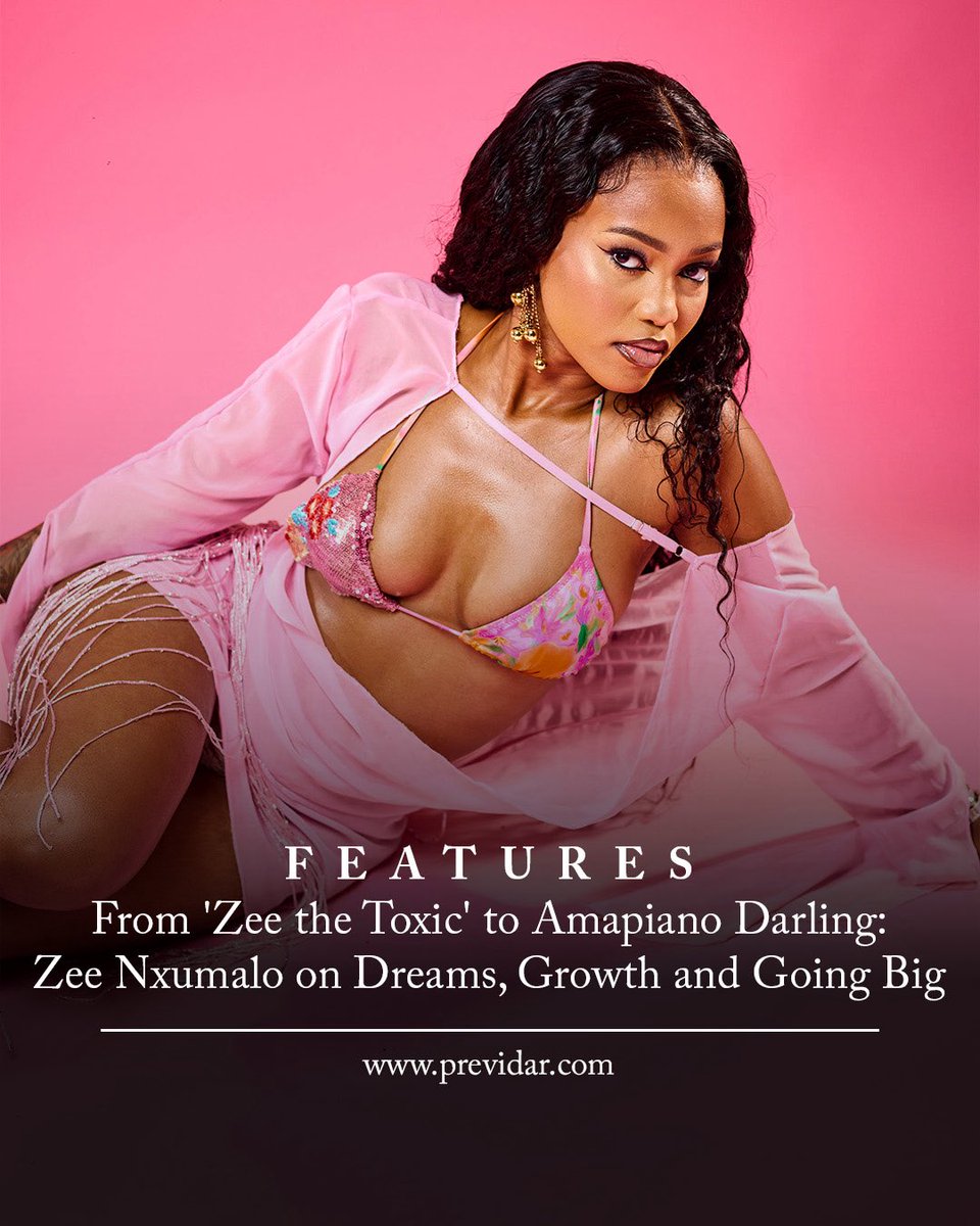 Previdar's tweet image. From “Zee the Toxic” to the most nominated artist at this year’s Basadi in Music Awards, @ZeeNxumaloZA’s story is one of grit, grace and glowing all the way up. 💫

The 22-year-old Amapiano starlet has gone from quiet dreams and studio visits in res, to stages and hit singles…