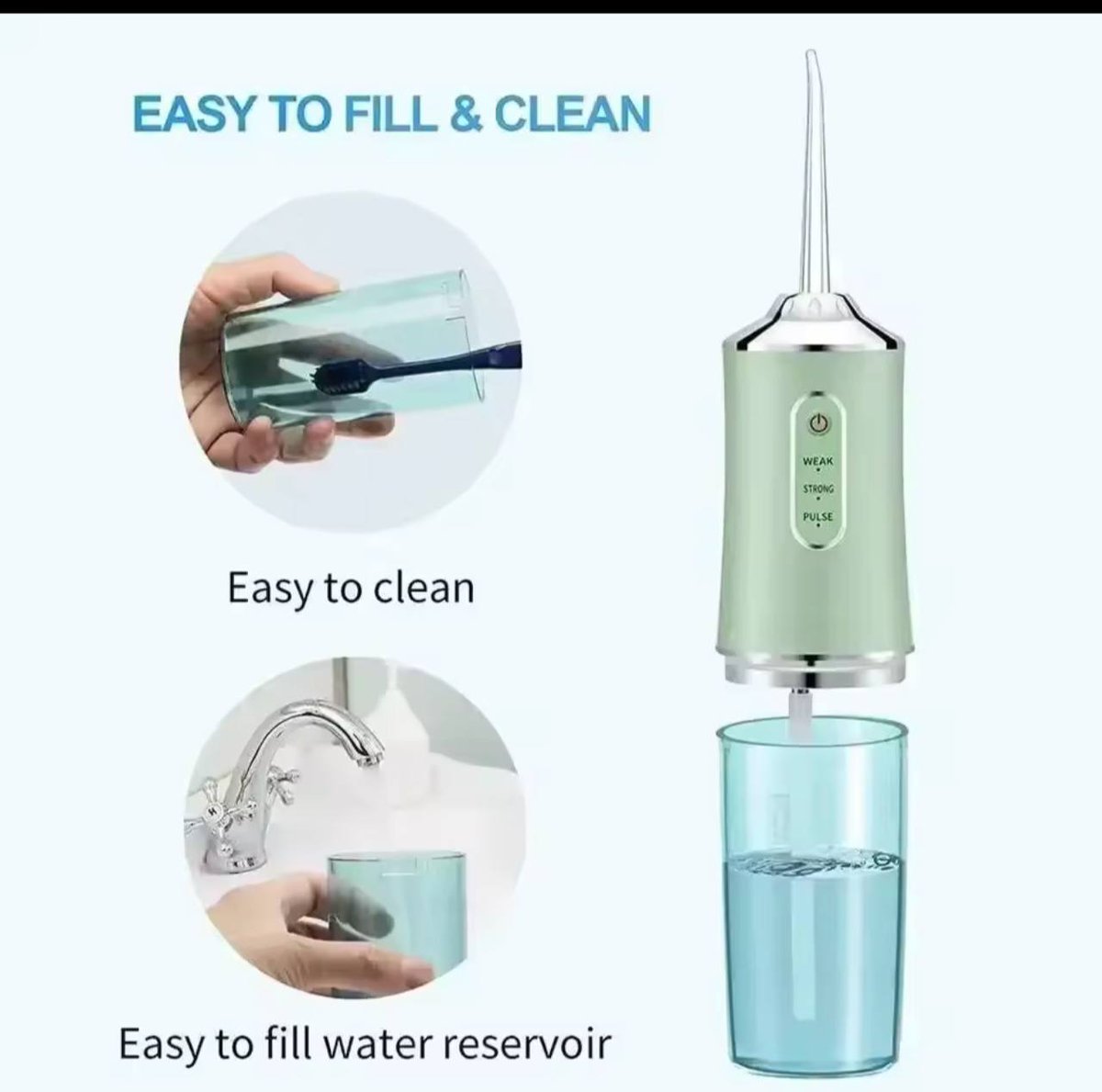 chattel_by_abby's tweet image. You brush daily. But do you really clean your mouth?
Oral Irrigator
Price: N15, 000
Delivery: Nationwide
To order: Send a DM or click the link wa.me/2348155317678