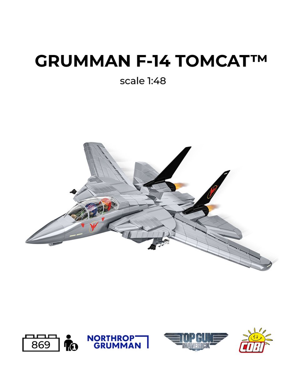 COBI_Bricks's tweet image. 🛩️ The licensed F-14 TOMCAT from TOP GUN: MAVERICK is now available at the COBI store!
 This model, featuring the colors of the fictional enemy nation from the movie, has officially entered regular sales and is waiting for you here:
 👉 cobibricks.com/product/grumma…
Don&apos;t be fooled by…