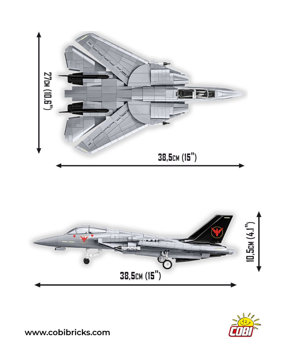 COBI_Bricks's tweet image. 🛩️ The licensed F-14 TOMCAT from TOP GUN: MAVERICK is now available at the COBI store!
 This model, featuring the colors of the fictional enemy nation from the movie, has officially entered regular sales and is waiting for you here:
 👉 cobibricks.com/product/grumma…
Don&apos;t be fooled by…