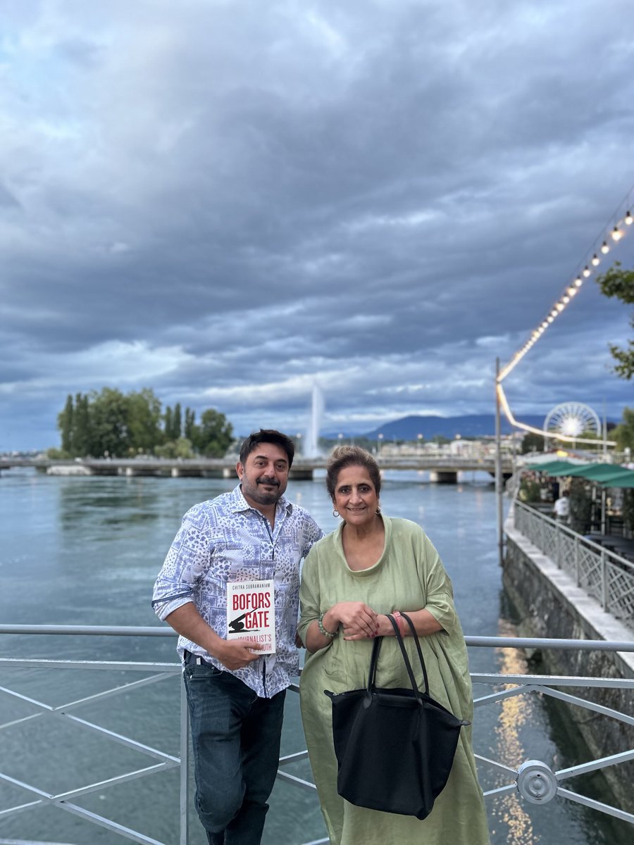 chitraSD's tweet image. @thearvindswami and I first met in 1985 in this city Geneva. He went on to become the “heart throb of India” with Roja. He remains as unassuming and dashing as ever. Thank you dear friend for reading #boforsgate @swatichopra1