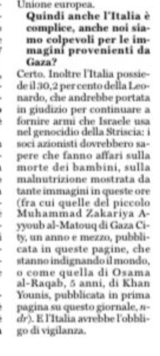 Fame pianificata come tecnica di genocidio. La vergogna del nostro tempo.
È necessario che le istituzioni italiane, dal Presidente della Repubblica ai suoi ministri, smettano di stringere la mano ai responsabili dei crimini contro i palestinesi; che l'autorità giudiziaria apra