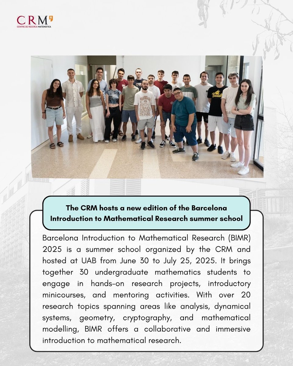 CRMatematica's tweet image. 🌟 Don't miss the latest updates 🌟
crm.cat/luis-alamo-pre…
elgegantdelpi.blog/2025/07/03/el-…
crm.cat/niclas-rieger-…
crm.cat/the-crm-hosts-…