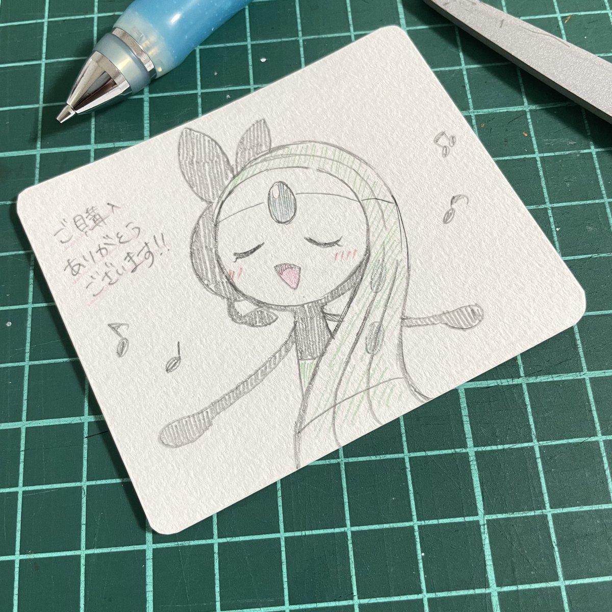 aoi_pkk2's tweet image. サンキューカード♪