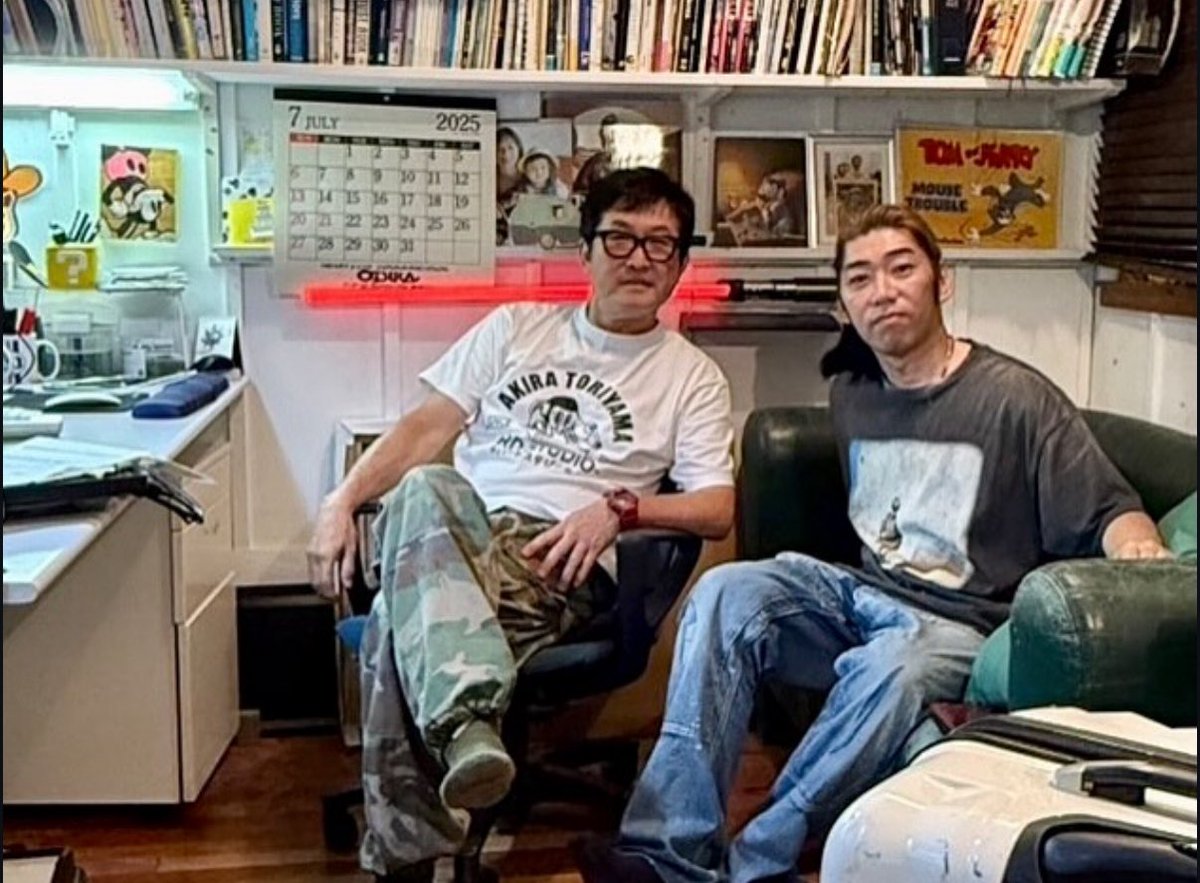 ShenronZ_'s tweet image. Matsuyama y Toyotaro juntos. Han estado 4h charlando sobre Dragon Ball y otros hobbies como Star Wars 🔥