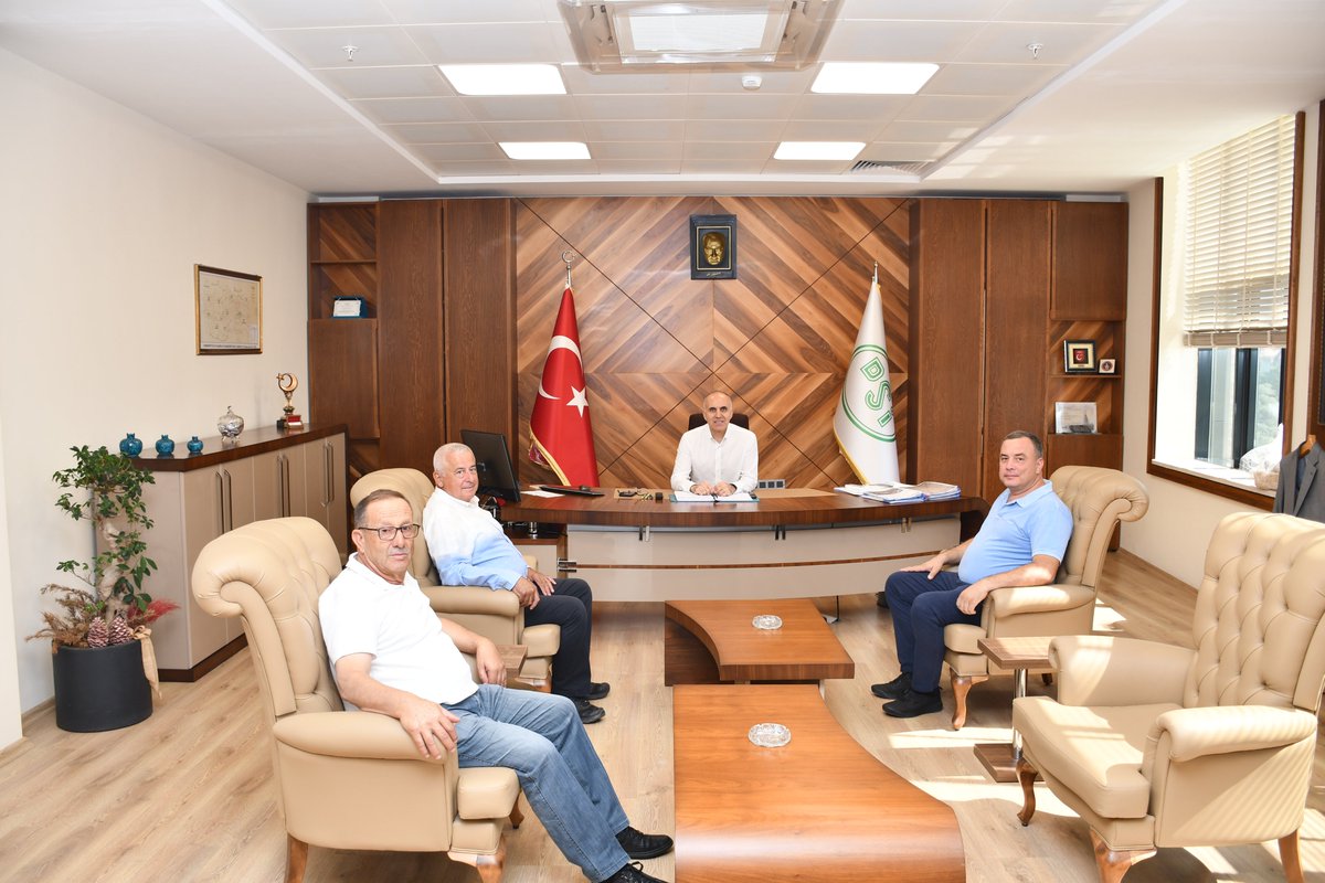 Borsamız Yönetim Kurulu Başkanı Fevzi Çondur, Meclis Başkanı A. Bahri Erdel ve Yönetim Kurulu Başkan Yardımcısı Cengiz Ülgen, DSİ 21. Bölge Müdürü Birol Çınar’ı makamında ziyaret etti.