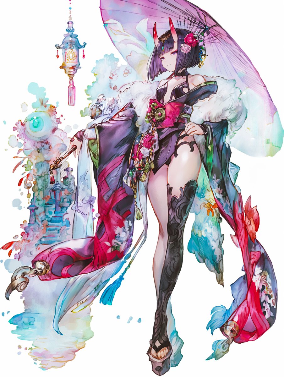 koko_0316a's tweet image. 酒呑ちゃん　酒呑童子(Shuten Douji)                    
#FGO #FGO10周年