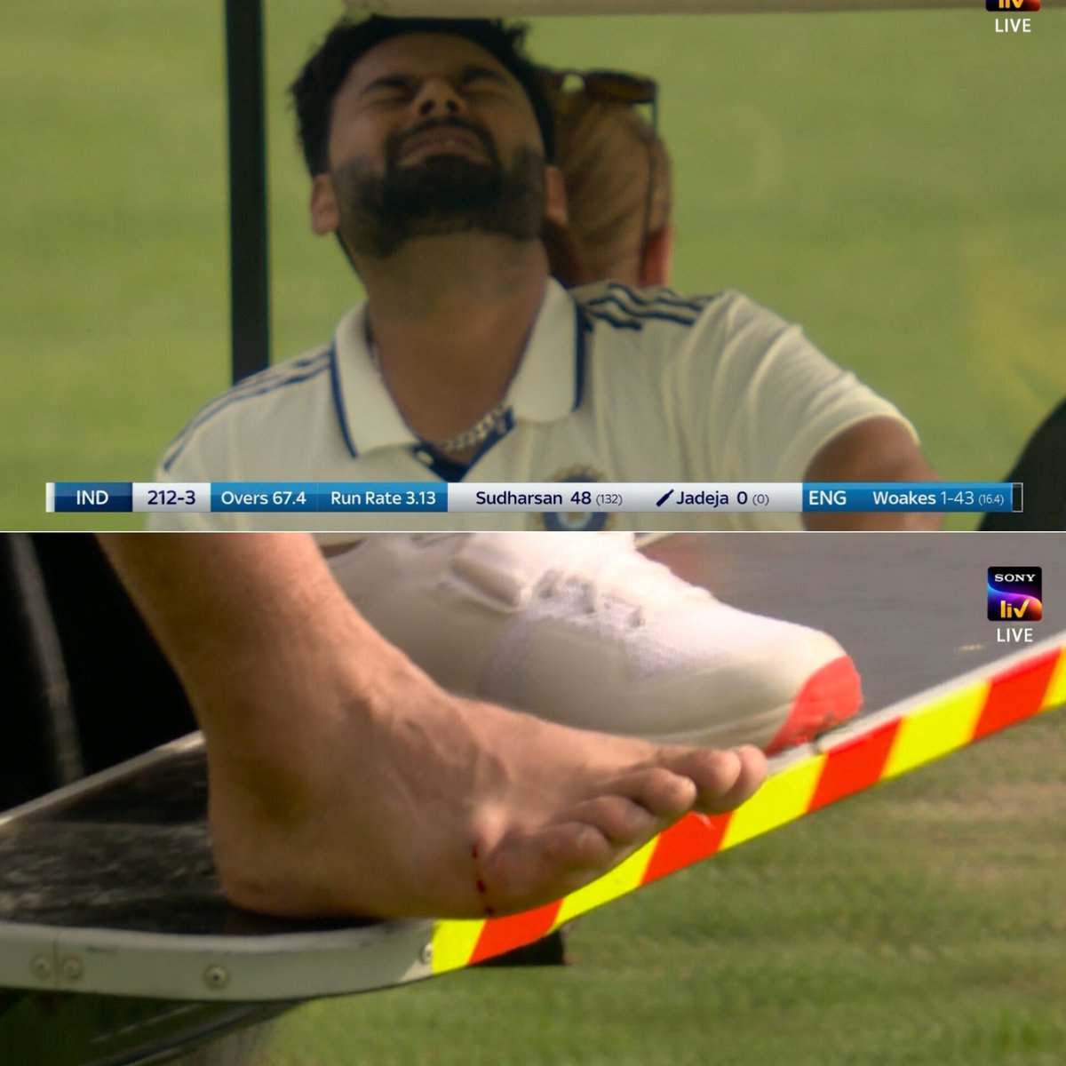 SportyHiresh's tweet image. 🚨🚨Rishabh Pant will be out for 6 weeks as he fractured his toe yesterday where the injury happened. Now, he will be back again in the West Indies test series happening in October
Hoping for the speedy recovery 🤞💪
#ENGvIND #RishabhPantInjury
#injury #Fracture