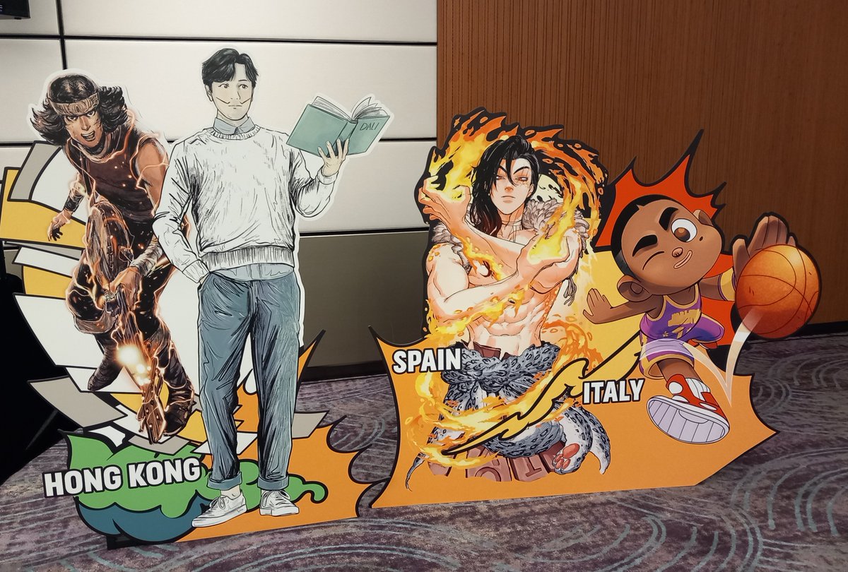 DavidCastel's tweet image. Gente brutta (a parte Mary, ovviamente) che parla di cose belle (i fumetti) il giorno prima dell'apertura della fiera di Hong Kong, dove l'Italia è rappresentata da tre artisti (e non solo). Restate sintonizzati per altre informazioni.