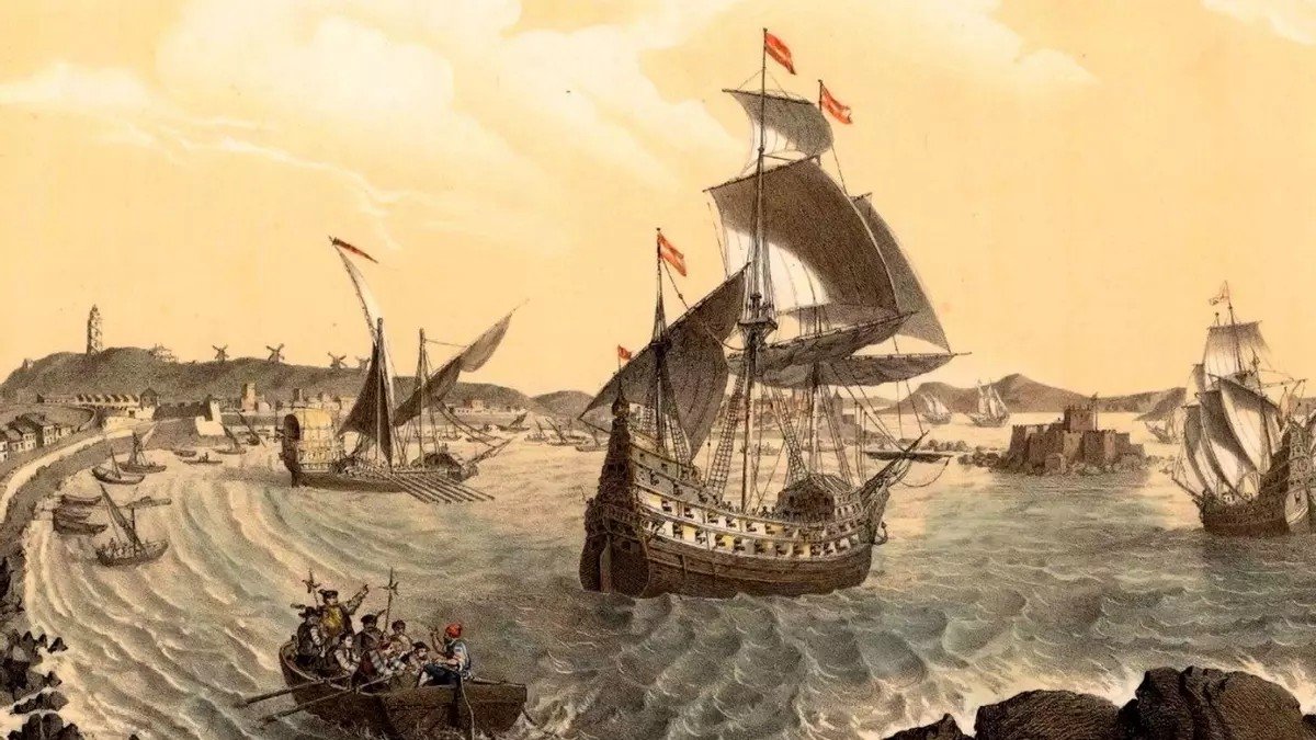 Hoy celebramos que hace 500 años partió de La Coruña la expedición de García Jofre de #Loaysa para tomar las Molucas.

La flota, formada por 7 naves y 450 hombres, consiguió tras más de 12 años finalizar la segunda circunnavegación a la Tierra.