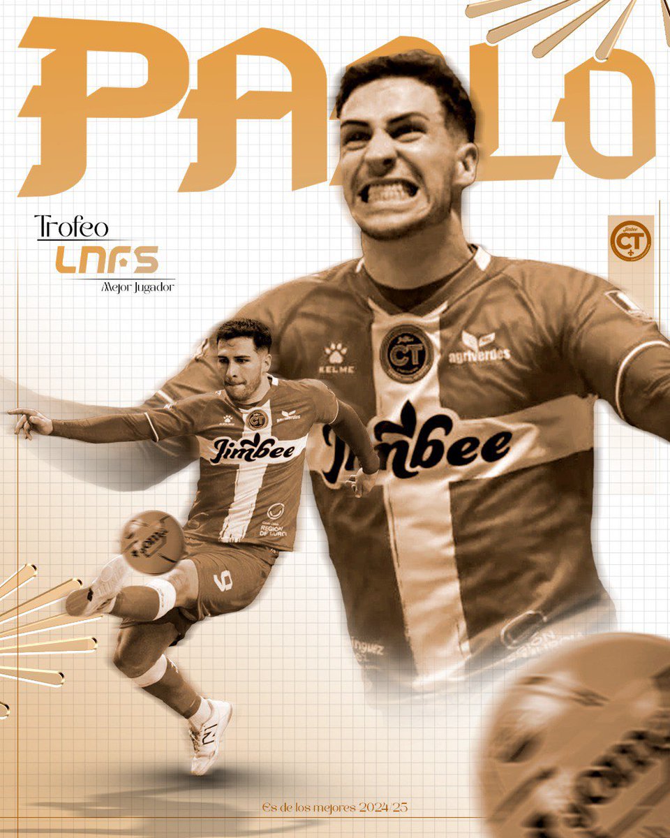 LNFS (@lnfs) on Twitter photo 🏆🌟 <a href="/pabloramireez92/">Pablo Ramírez González</a>, ‘𝐌𝐄𝐉𝐎𝐑 𝐉𝐔𝐆𝐀𝐃𝐎𝐑’ de la Temporada 2024/25
🗳️ Elegido con los votos de los capitanes y entrenadores de los equipos de Primera División
#LNFS #LigaFutsalProfesional 🏆🌟 <a href="/pabloramireez92/">Pablo Ramírez González</a>, ‘𝐌𝐄𝐉𝐎𝐑 𝐉𝐔𝐆𝐀𝐃𝐎𝐑’ de la Temporada 2024/25
🗳️ Elegido con los votos de los capitanes y entrenadores de los equipos de Primera División
#LNFS #LigaFutsalProfesional