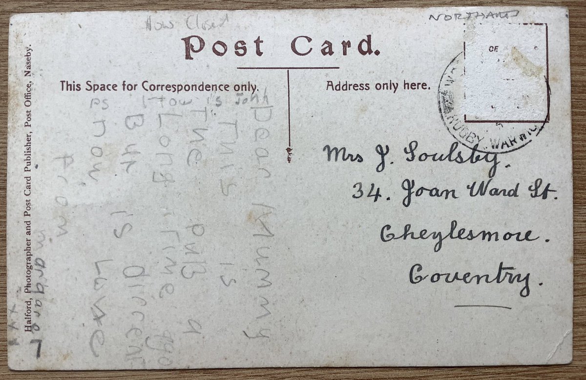 PaulSuttonKing's tweet image. Fitzgerald Arms #Naseby #PubSignThursday #postcard