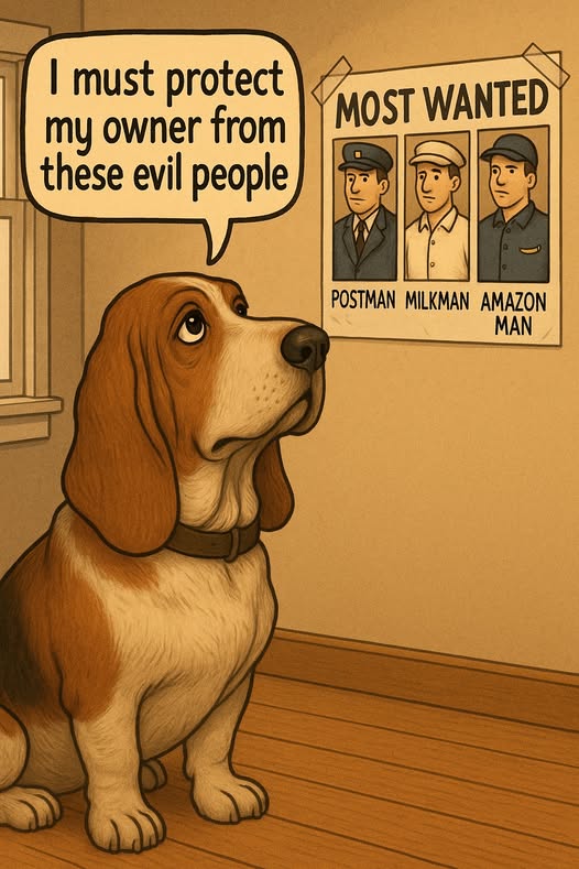CarlosMerritte's tweet image. I must protect
my owner from MOST WANTED these evil people
POSTMAN MILKMAN AMAZON
MAN
#HoundAppreciation #BassetAffection #MyHound #BassetLifeStyle #PawtasticCrew #BassetHoundLoverUSA