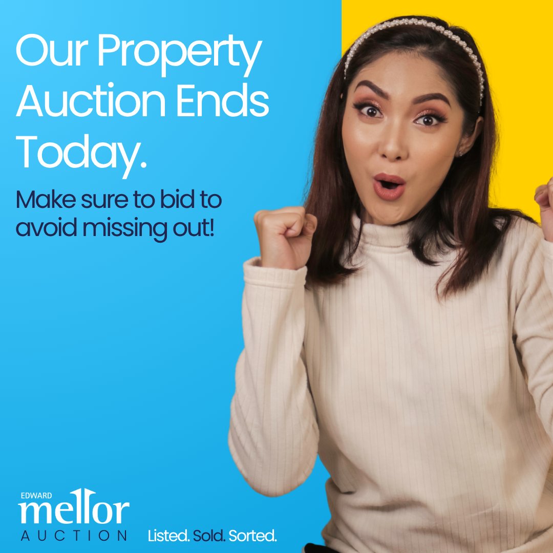 Our second online property auction of the month ends TODAY - Make sure you don't miss out on your chance to bid! 

Bid here: okt.to/D6i784

0161 820 4658 ☎️

#Auction #Property #EdwardMellor #PropertyInvestment #Residential #Commercial #Land #Nationwide