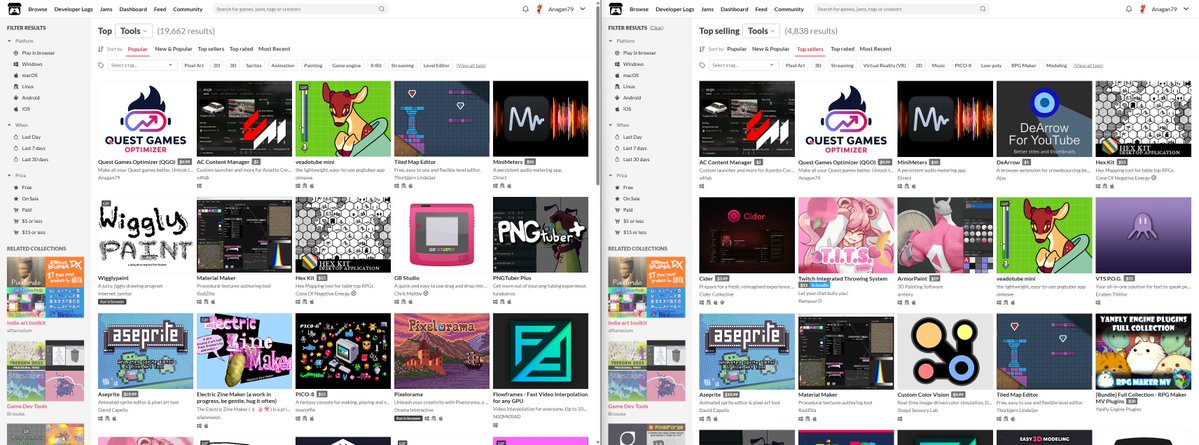 Anagan79's tweet image. Quest Games Optimizer (QGO) remains the most popular tool and continues to rank among the top sellers on Itch.io! 👍

anagan79.itch.io/quest-games-op…
