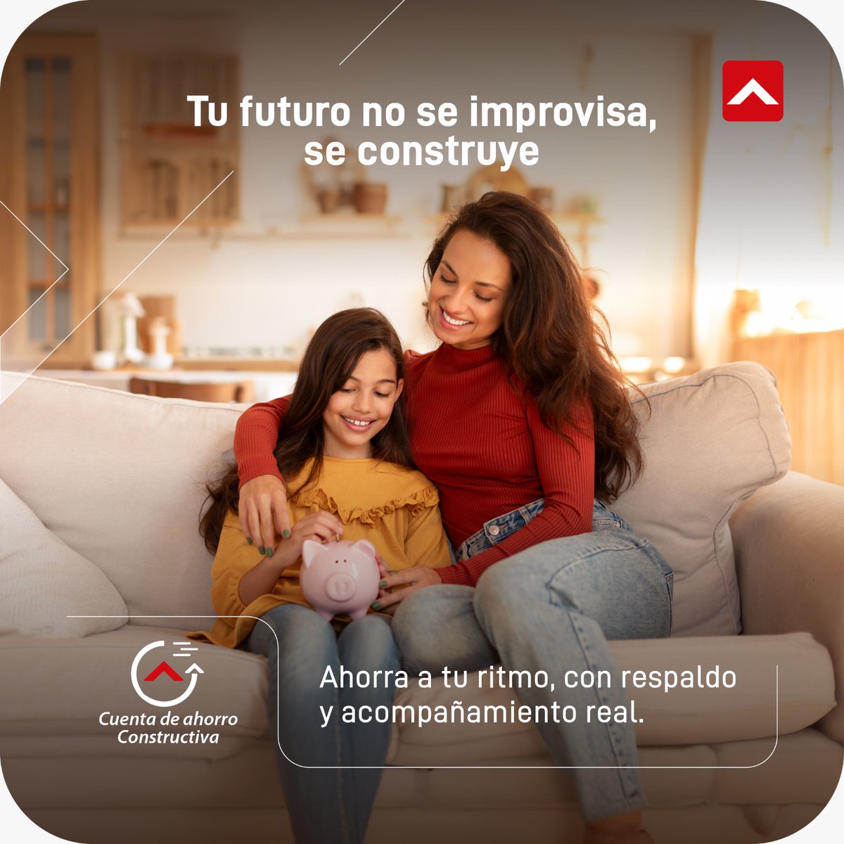🔨🏡 ¿Y si cada ahorro te acercara a ese sueño?

Con la 𝗖𝘂𝗲𝗻𝘁𝗮 𝗱𝗲 𝗮𝗵𝗼𝗿𝗿𝗼 𝗖𝗼𝗻𝘀𝘁𝗿𝘂𝗰𝘁𝗶𝘃𝗮 💰 construyes paso a paso eso que tanto anhelas.

📈 Ahorra con propósito.
📅 A tu ritmo.
✅ Con respaldo real.

Abrela hoy y empieza a construir tu futuro desde ya.