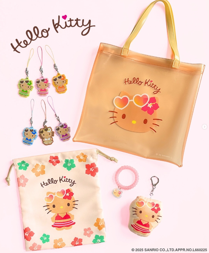 100均『日焼けキティ』コラボがセリア、ダイソーで新発売！種類