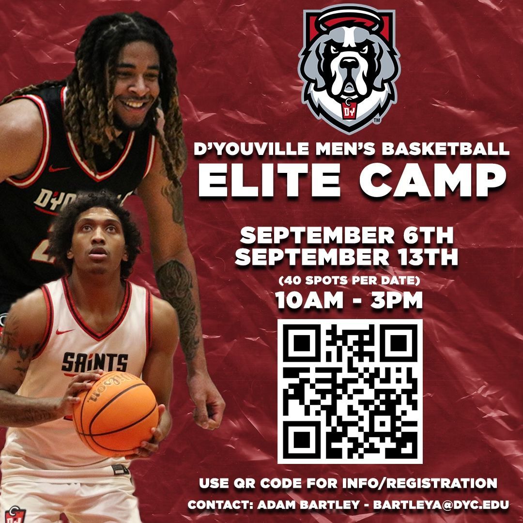 DYouvilleMBB's tweet image. 🚨 CALLING ALL HOOPERS 🚨
Class of 2026, 2027, 2028, 2029 — if you’re serious about your game, we want to see you at our Elite Camp at D’Youville!
📅 Sept 6 or 13
🕙 10AM–3PM
🔒 40 spots/day
🔥 Compete. Learn. Get seen.
🔗 Scan the QR for details
#ODGOA #FeedTheDawgs