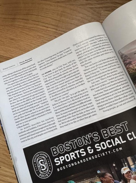 Get your hands on a copy of Boston Magazine's July issue, featuring City Year Greater Boston Interim Executive Director Erika Alvarez Werner and two City Year corps members, LiLi Bourne and Andres Carbona-McGovern! 
#cityyear #americorps #boston #bestofboston