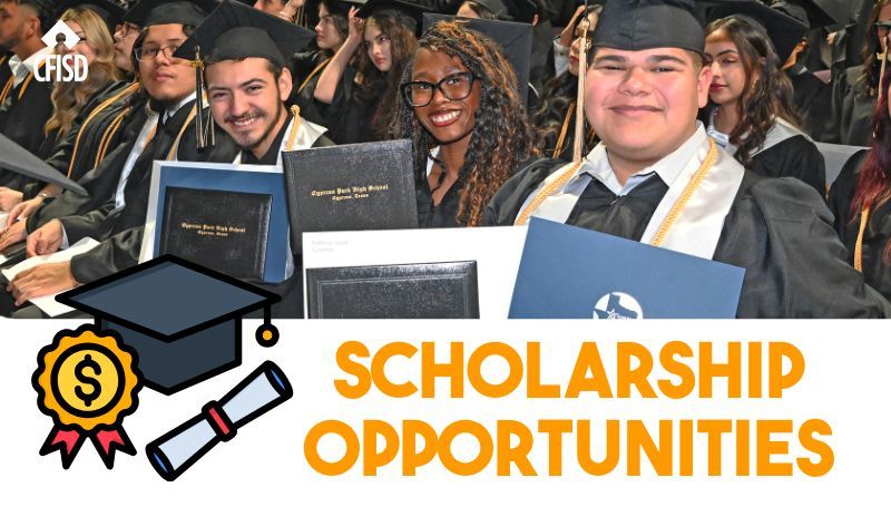 CyFairISD's tweet image. Visit the scholarships page of our website for a list of available postsecondary opportunities: buff.ly/qFnYuKF. #CFISDspirit 🎉