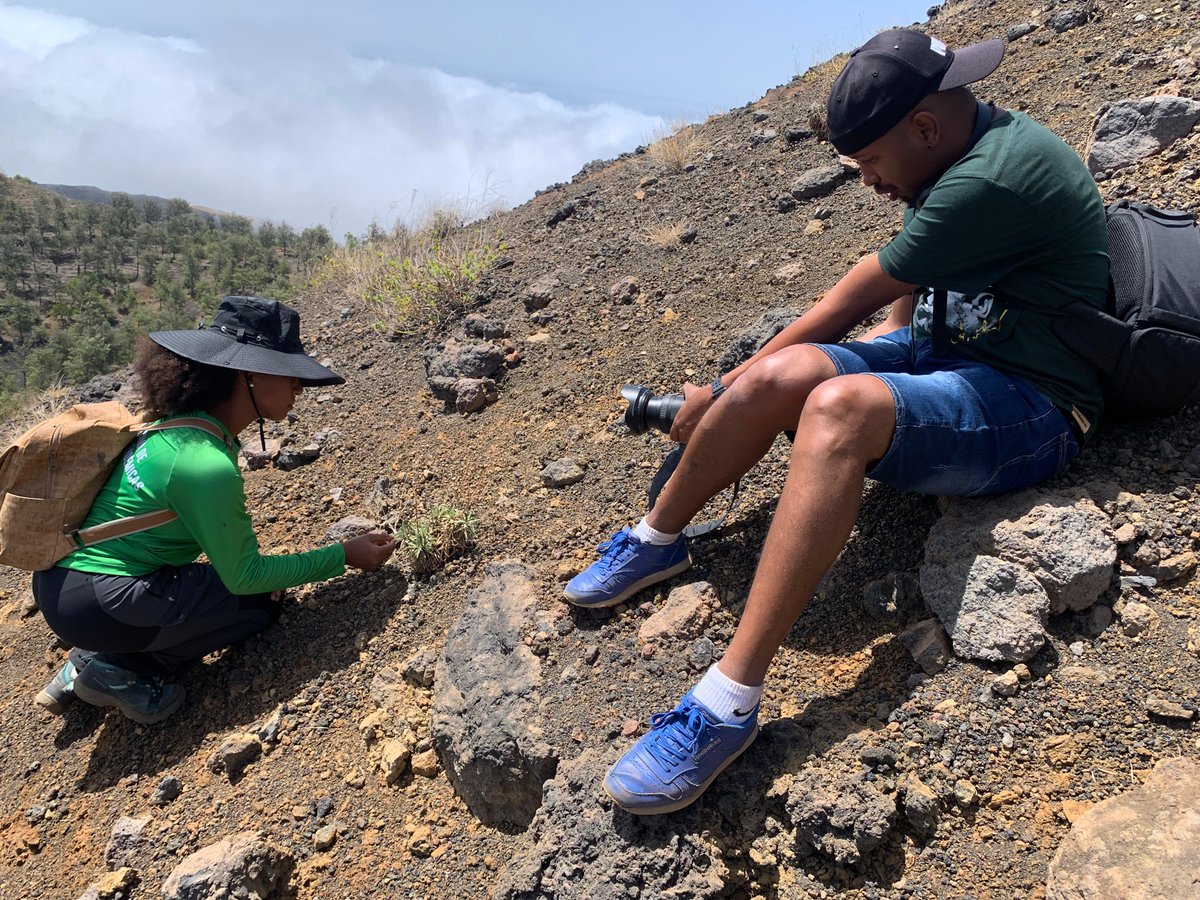 🎥 Filming continues for our documentary on the conservation of Cabo Verde’s endemic plants. Last week we covered Fogo &amp; Brava, capturing landscapes, species like Sarradja, and key interviews.
#EndemicPlants #EnvironmentalConservation #Biodiversity