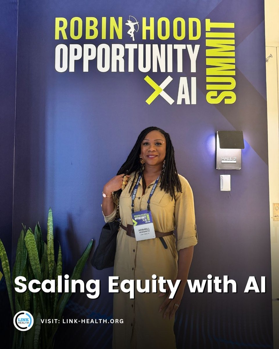 🏹✨ AI is a critical component of our model and helps us scale our social impact. We attended the @robinhoodnyc 's AI Summit, to explore  more ways that nonprofits are using AI as a force for good!