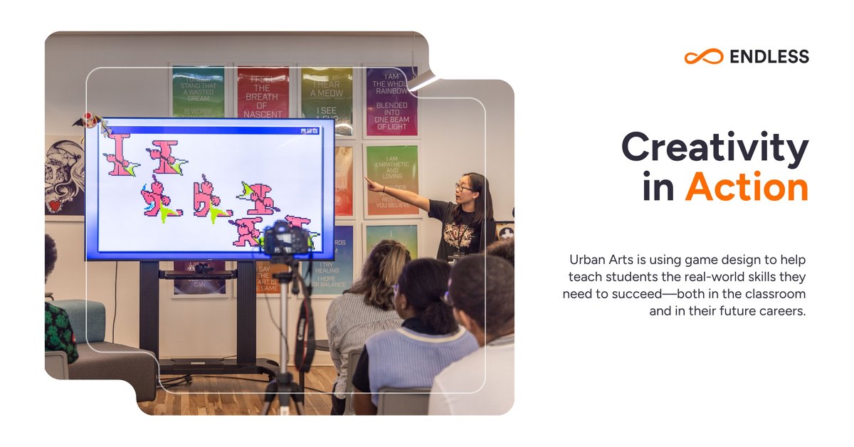 <a href="/UrbanArtsOrg/">Urban Arts</a> is showing how game design can power creative education and prepare students for life and work. We’re proud to support their mission to help young people build real skills through game-based learning. Explore our latest blog to learn more: ow.ly/VMMJ50WuCtb