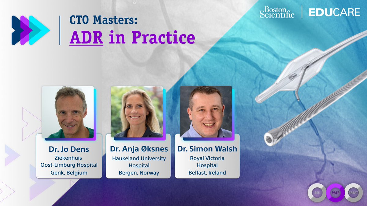 Boston Scientific EMEA - Cardiology (@bsc_eu_heart) on Twitter photo Just back from ML CTO Congress? Keep learning with Boston Scientific’s CTO Masters: ADR In Practice — a focused course by Jo Dens, Simon Walsh, and <a href="/AnjaKsnes/">Anja Øksnes</a>. Real cases, proven strategies, 15–20 min modules. Available anytime on EDUCARE. bostonsci.co/ljzFxPZbgVb Just back from ML CTO Congress? Keep learning with Boston Scientific’s CTO Masters: ADR In Practice — a focused course by Jo Dens, Simon Walsh, and <a href="/AnjaKsnes/">Anja Øksnes</a>. Real cases, proven strategies, 15–20 min modules. Available anytime on EDUCARE. bostonsci.co/ljzFxPZbgVb