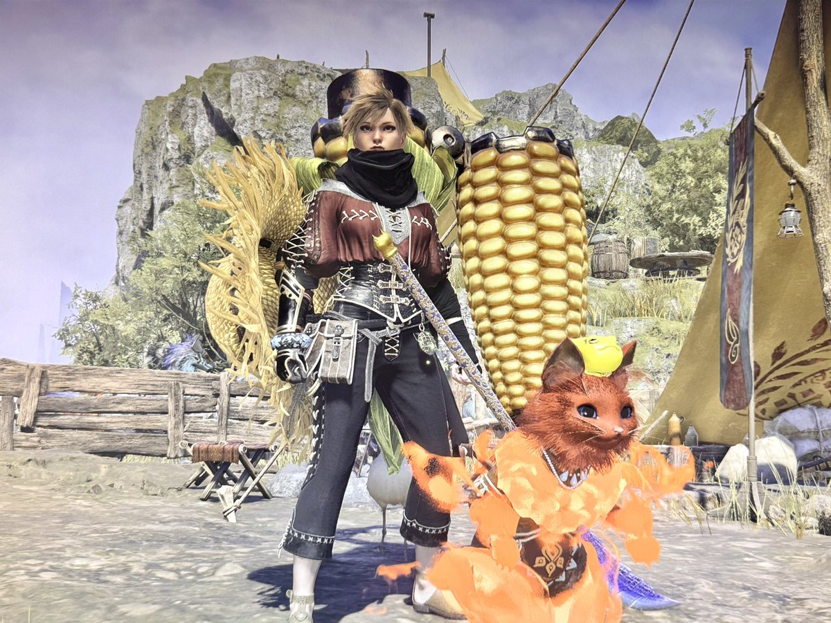 ryusei_hoshi's tweet image. ハンターは農家だし大和猫は燃えてる