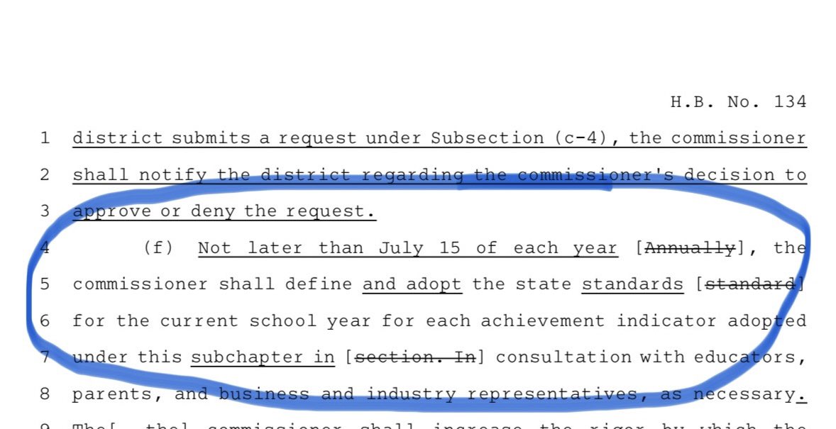 🏃‍♂️LET’S CROSS the FINISH LINE!✅ HOUSE BILL 134 Filed for Special Session-Eliminates STAAR &amp; requires the A-F rules to be adopted BEFORE each school year. It’s fair REFORM  of the testing &amp; accountability system for ALL schools.🙌🏼🙏🏼 #txlege #TxEd