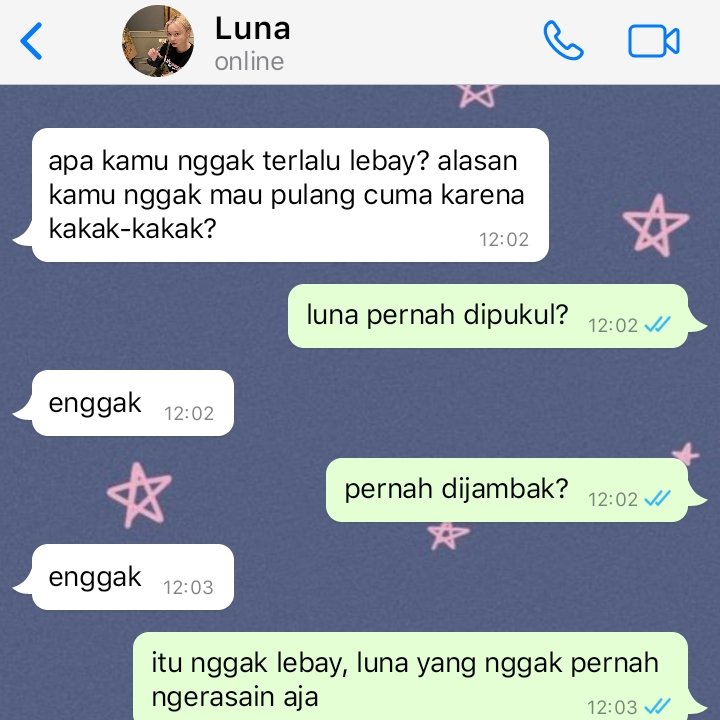 kita berbeda 

— 00line dream few tweets au