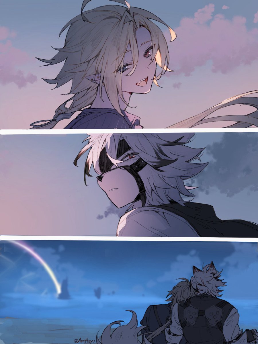 🌌🏝️🐺🦇#lycahugo #ライヒュ