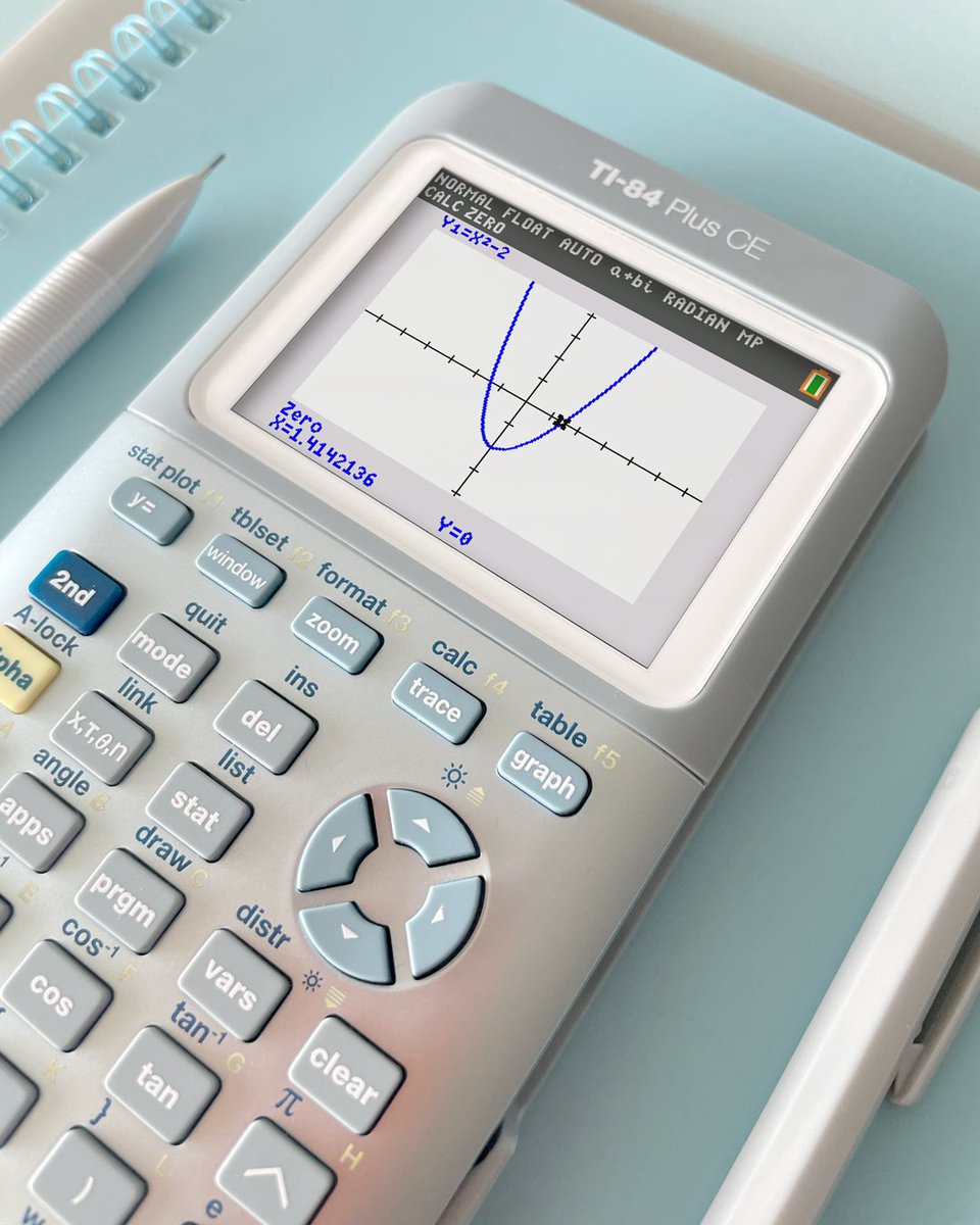 TICalculators's tweet image. Fresh new color, classic math 🩵 Get cool, calm and calculated with the TI–84 Plus CE: Fractal Frost.
In select retailers now – hurry, before this color fades away! bit.ly/478byIk
#backtoschool #math