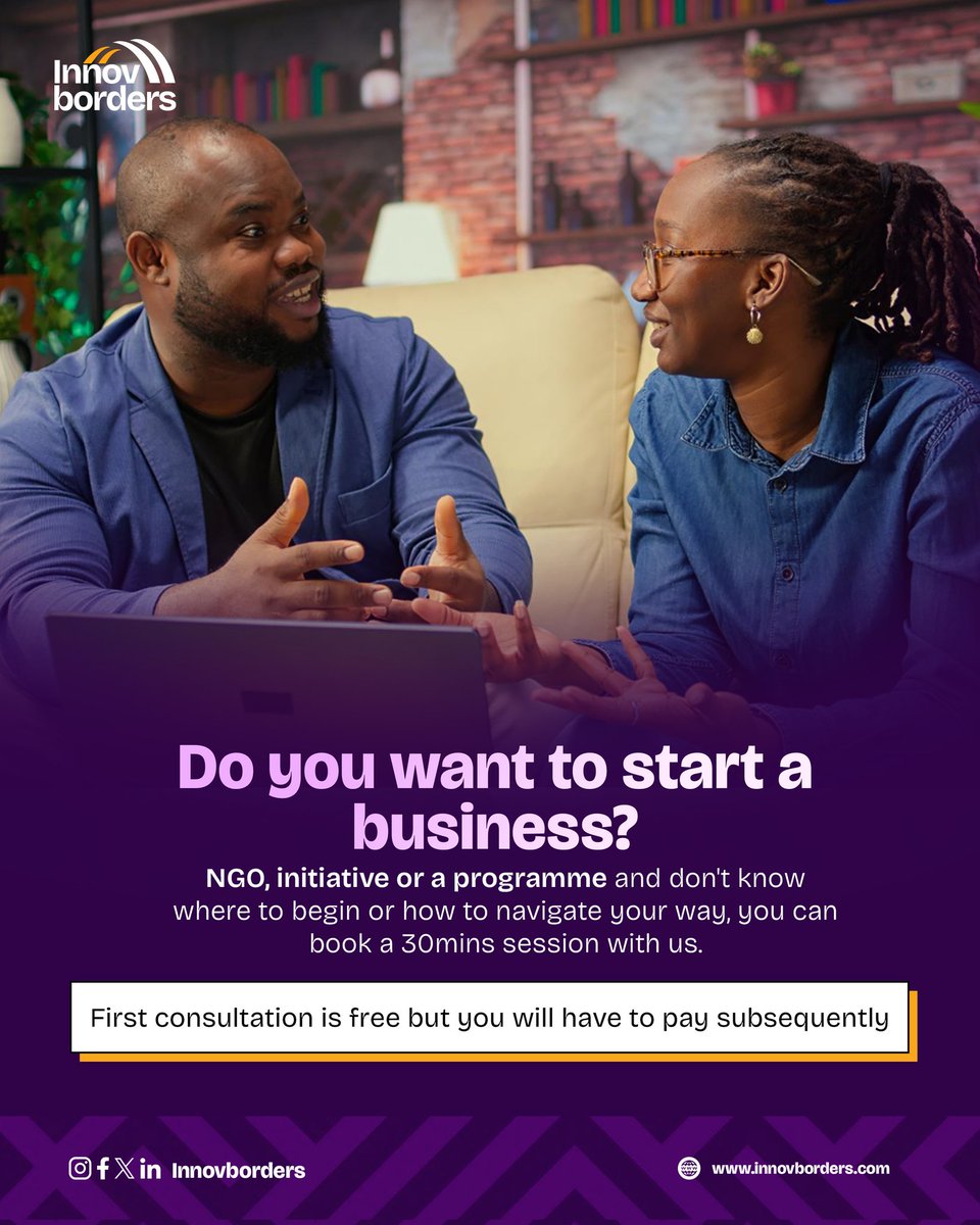Are you planning a program in an underserved area? Or starting a business for grassroot talents? 

We've got you!
Send us a DM or email us at contact@innovborders.com

Our team of experienced business developers and project managers are ready to have a conversation with you.