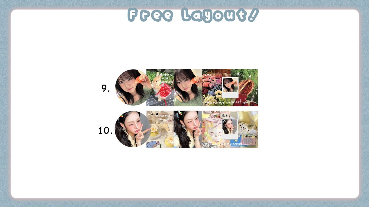 RT ARE APPRECIATED!

heLoOoO everyone! since ToDay is <a href="/museumofpeace/">Sakhiya Janitra.</a>ʼs birthday, kleio ada 10 FREE LAYOUT yang bisa diambil melalui dm pada pukul 19.55 WIB. cek rules di bawah buat ketentuannya yaa!

🍰 claim by dm-ing <a href="/Kleiory/">Kleio!</a> at 19.55!

#zonauang #zonaba