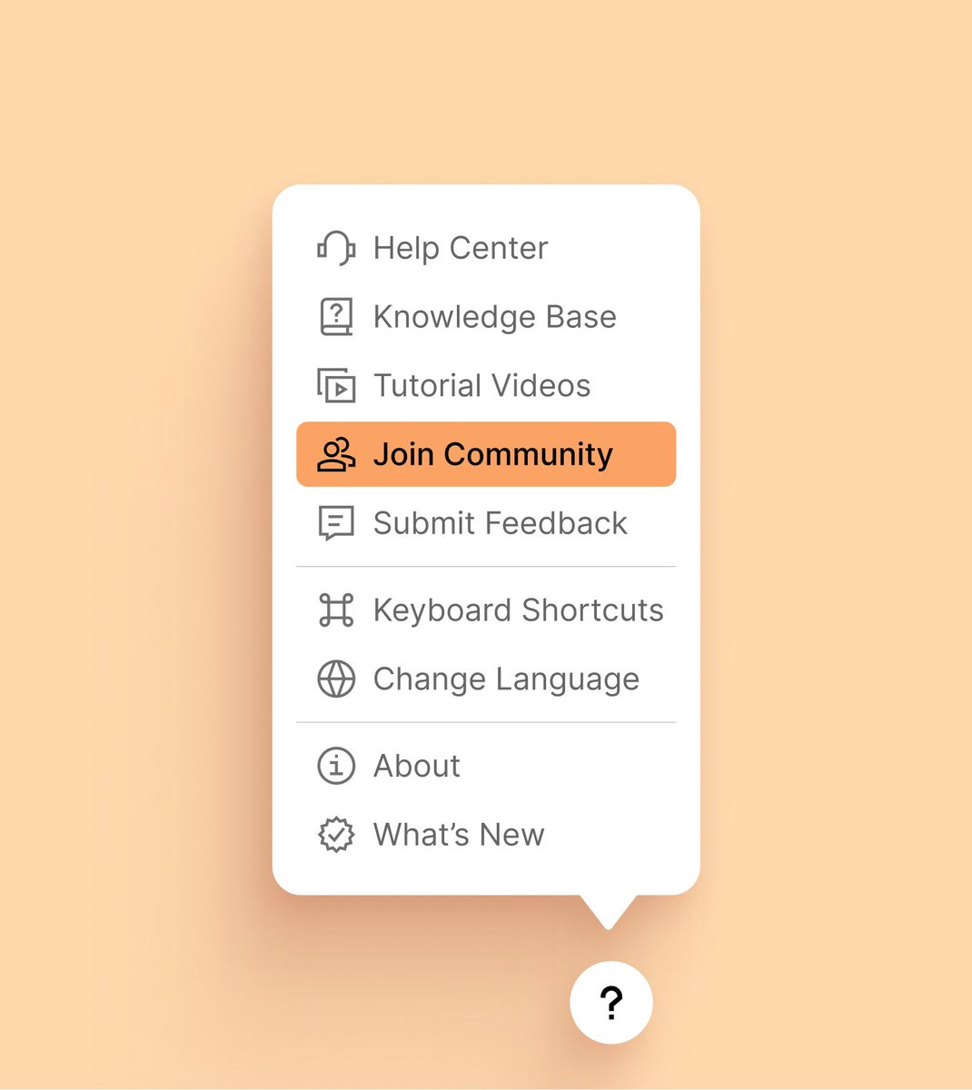 streamlinehq's tweet image. A clean support menu, powered by Sharp Line icons β¨