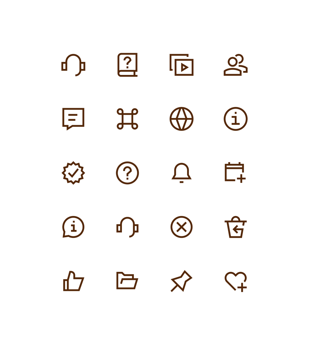 streamlinehq's tweet image. A clean support menu, powered by Sharp Line icons β¨